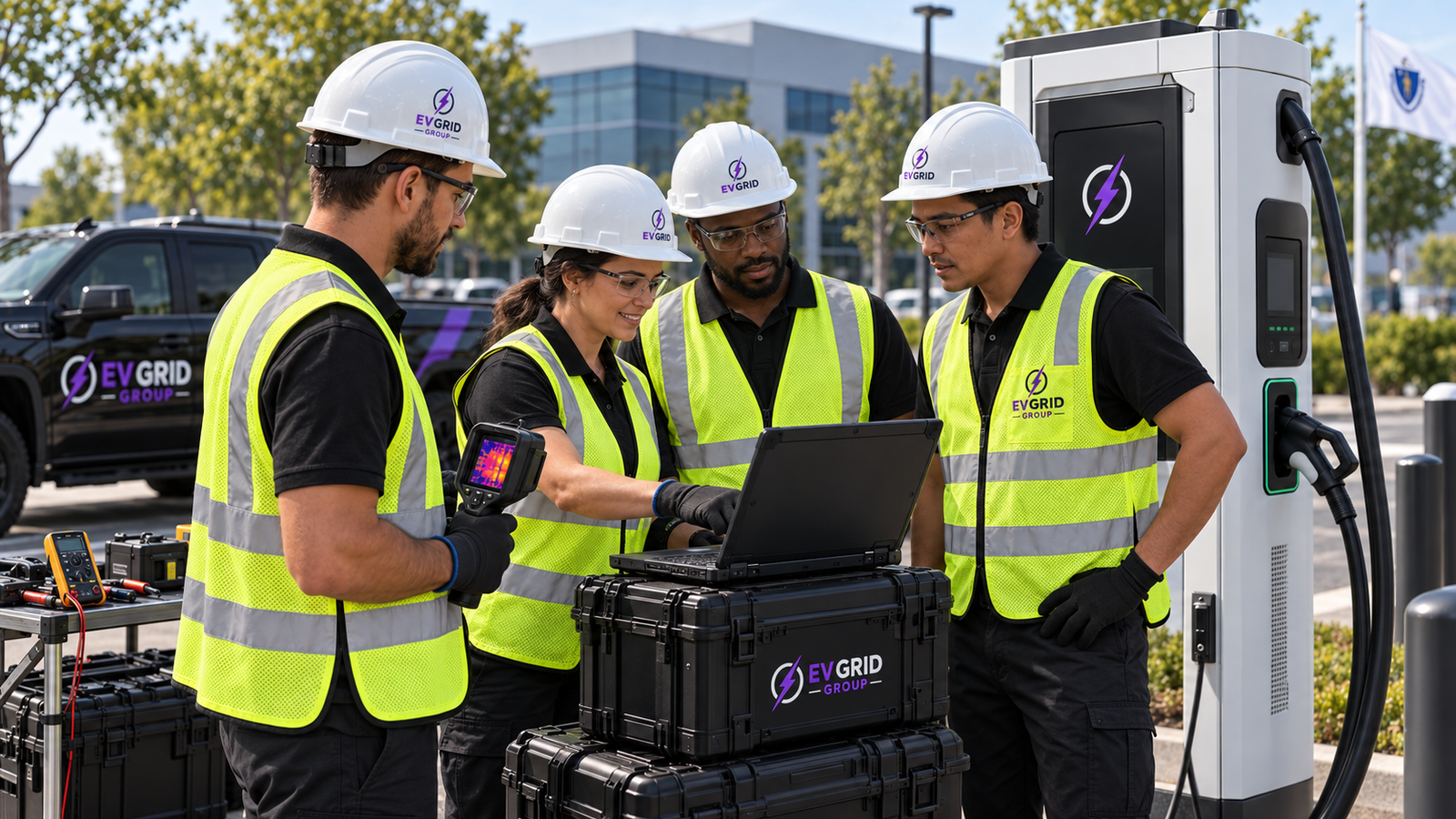 EV Grid Group technical field team